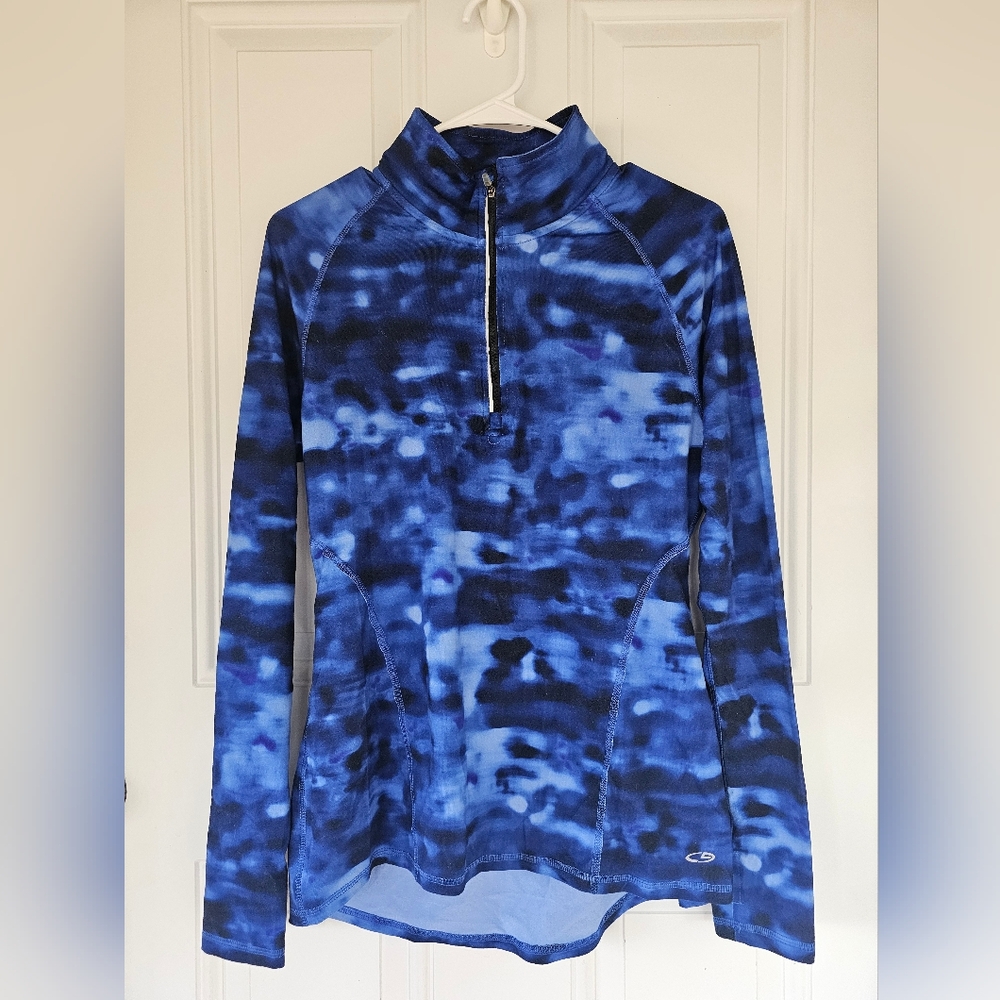 Champion Blue Tie-Dye Pullover